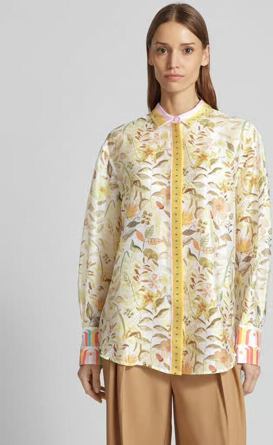 Herzensangelegenheit Overhemdblouse met blinde knoopsluiting - Foto 2
