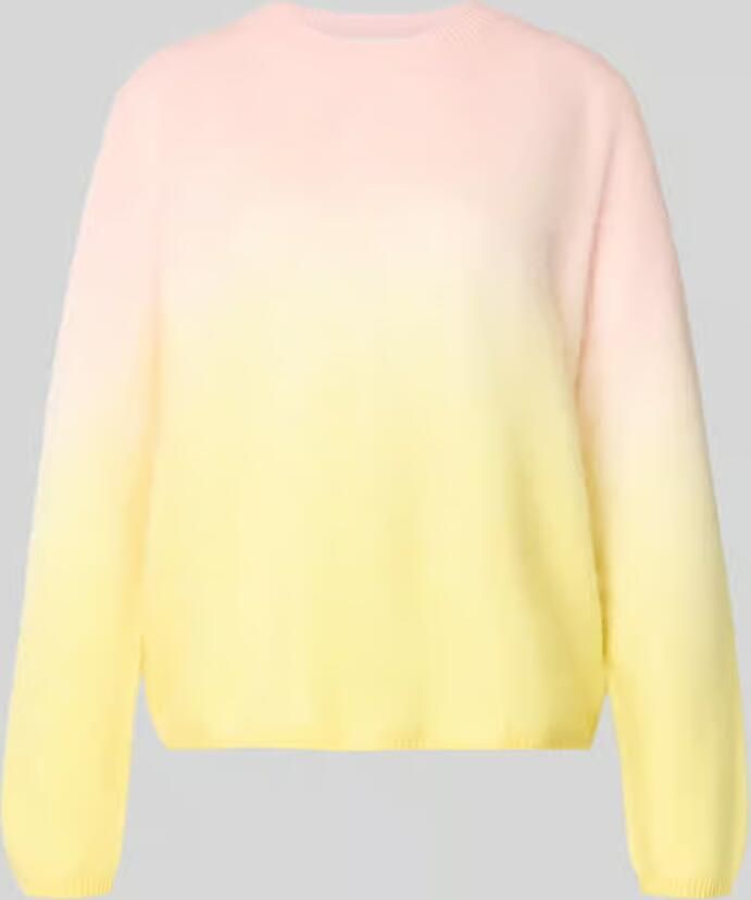 HERZENS regular fit pullover van kasjmiermix in tricotlook - Foto 3