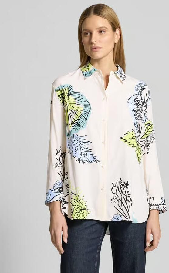 HERZENS Relaxed fit Blouse in All-over look - Foto 2