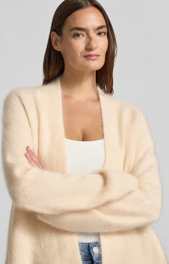 HERZENS relaxed fit cardigan van kasjmiermix
