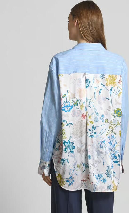 Herzensangelegenheit Relaxed fit overhemdblouse van puur katoen
