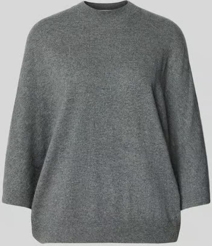 HERZENS relaxed fit pullover van puur kasjmier in tricotlook - Foto 2