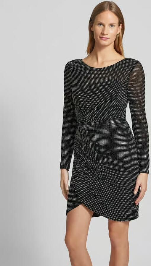 Hey Kyla Knielange cocktailjurk met strass-steentjes - Foto 2