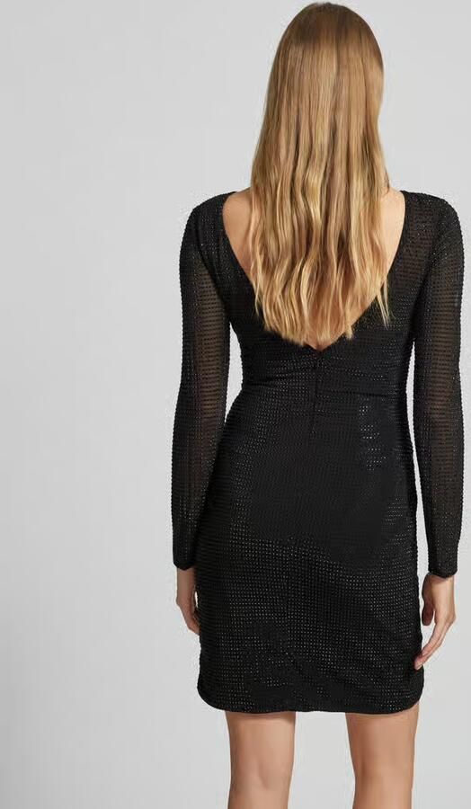 Hey Kyla Knielange cocktailjurk met strass-steentjes