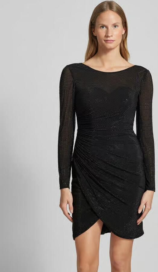 Hey Kyla Knielange cocktailjurk met strass-steentjes - Foto 2