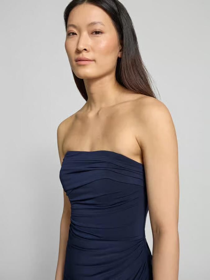 Hey Kyla slim fit avondjurk in maxilengte met loopsplit