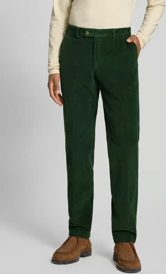 Hiltl Regular fit corduroy broek met zijzakken model 'PARMA' - Foto 2
