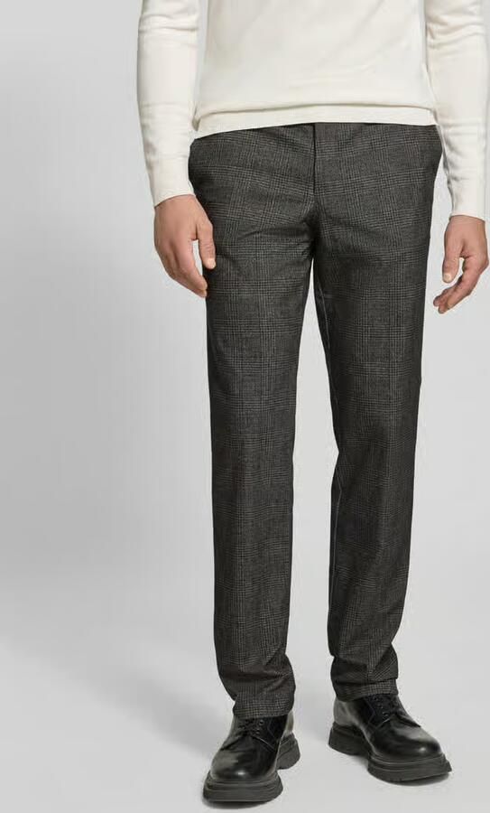 Hiltl Regular fit broek van katoenmix - Foto 3