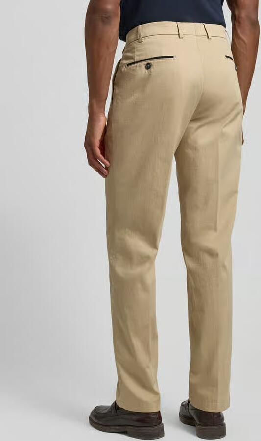 Hiltl regular fit chino met steekzakken model 'Peaker' - Foto 3