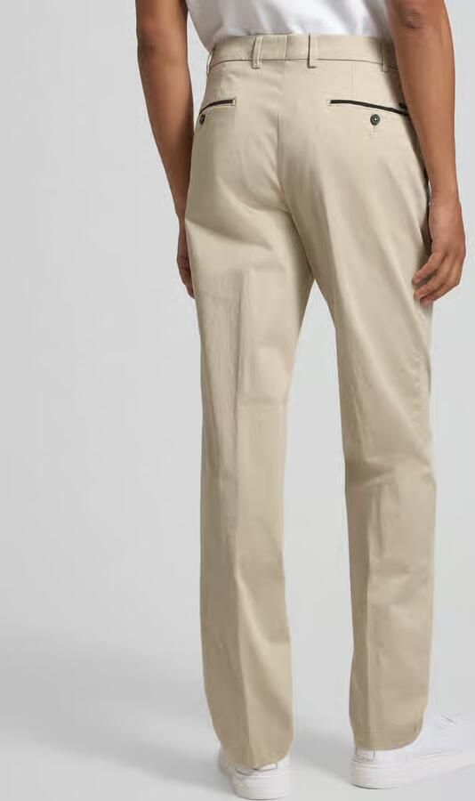Hiltl regular fit chino met steekzakken model 'Peaker' - Foto 3
