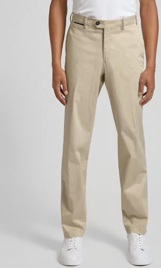 Hiltl regular fit chino met steekzakken model 'Peaker' - Foto 2