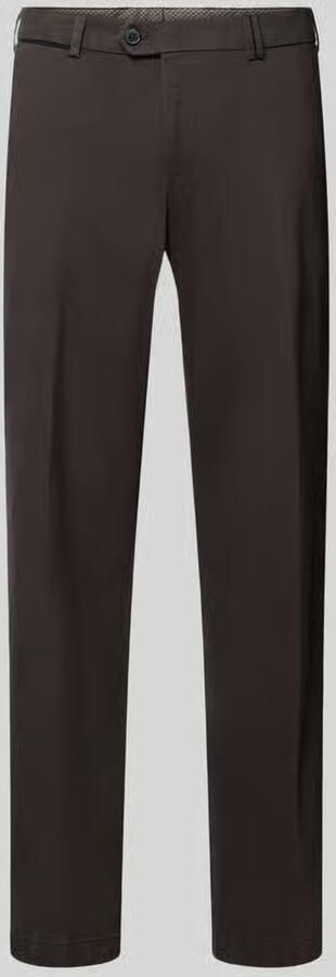 Hiltl Regular fit stoffen broek met persplooien model 'Peaker'
