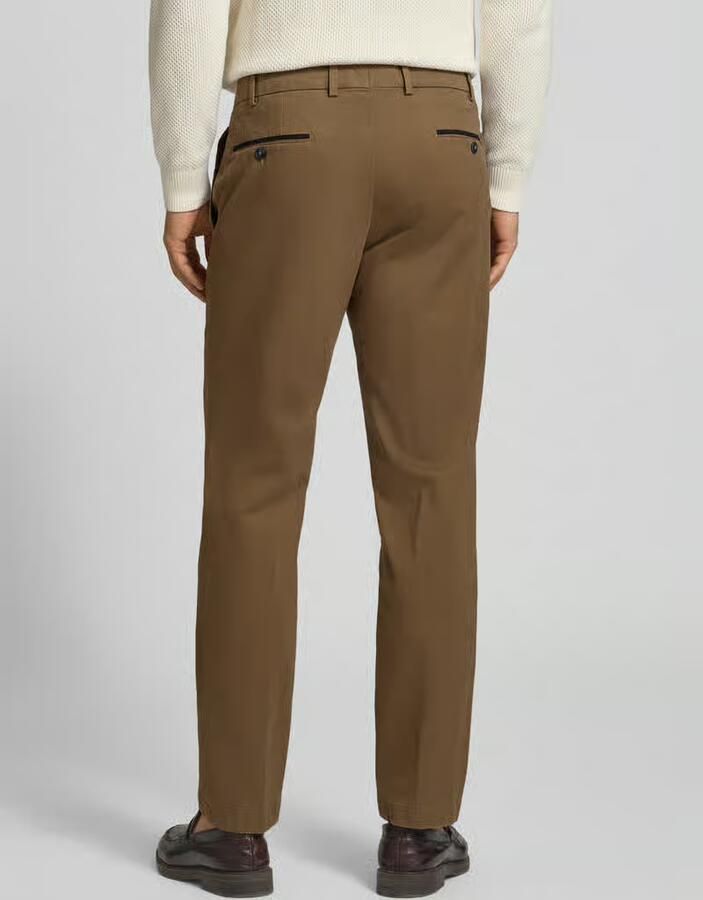 Hiltl Regular fit stoffen broek met persplooien model 'Peaker' - Foto 2