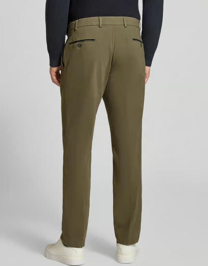 Hiltl Regular fit stoffen broek met persplooien model 'Peaker' - Foto 2