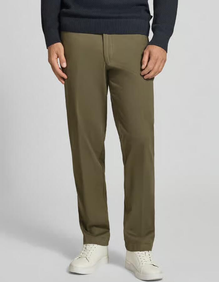 Hiltl Regular fit stoffen broek met persplooien model 'Peaker' - Foto 3