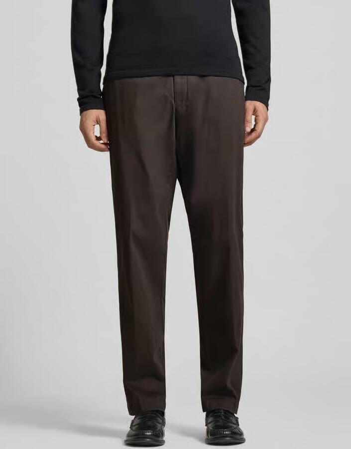 Hiltl Regular fit stoffen broek met persplooien model 'Peaker' - Foto 2