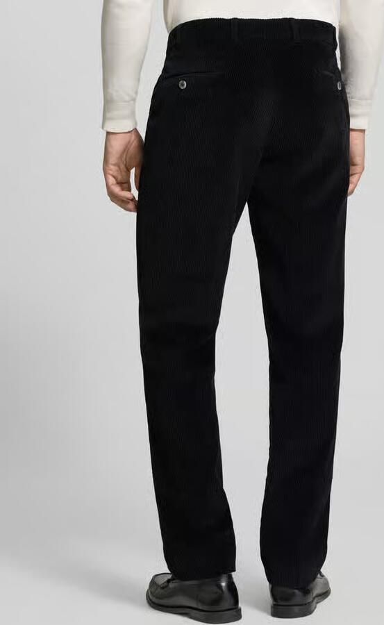 Hiltl Regular fit corduroy broek met riemlussen model 'PARMA' - Foto 2