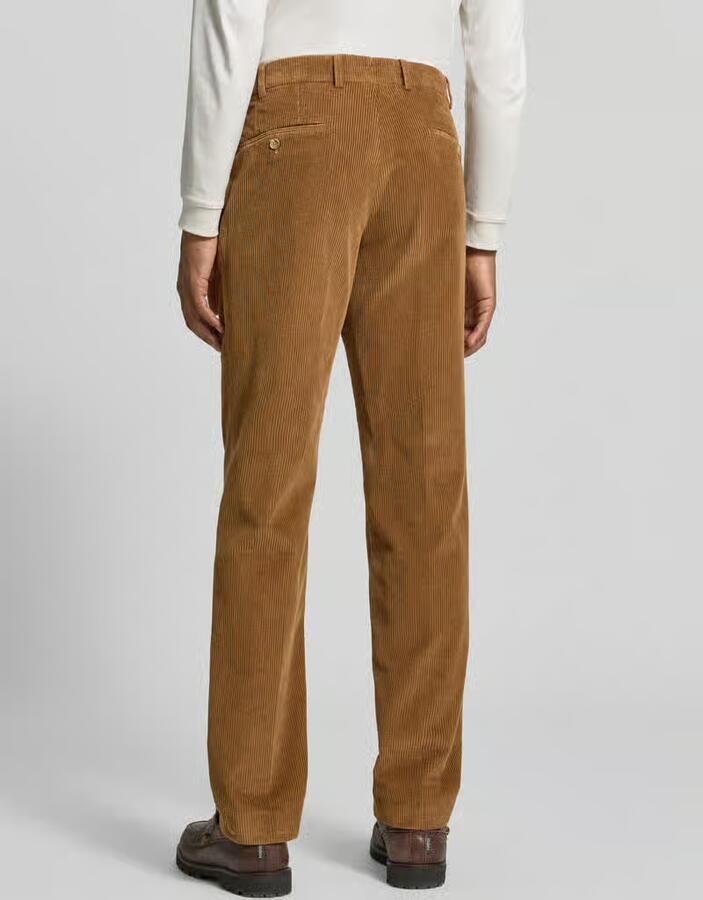 Hiltl Regular fit corduroy broek van pure katoenmix - Foto 2