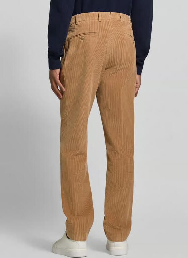 Hiltl Regular fit corduroy broek met riemlussen model 'PARMA' - Foto 2