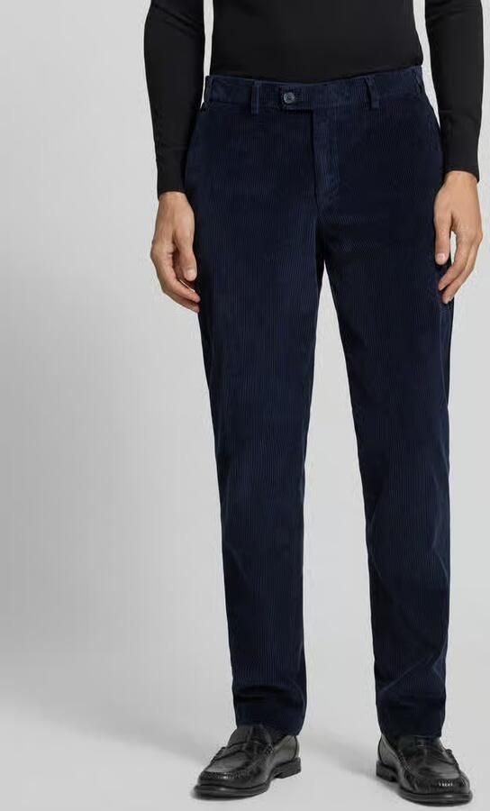 Hiltl Regular fit corduroy broek van pure katoenmix - Foto 3
