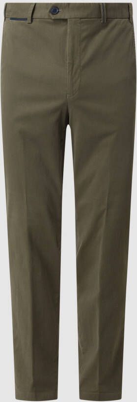 Hiltl Regular fit stoffen broek met persplooien model 'Peaker'