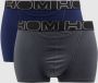 Hom Boxershort Boxerlines basic met brede logo-weefband (set 2 stuks) - Thumbnail 3
