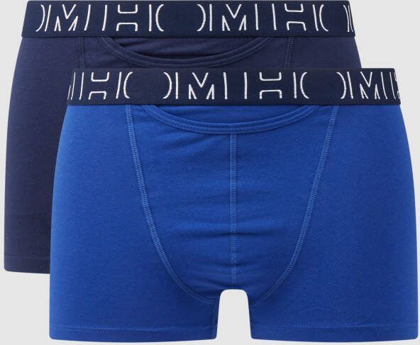 HOM Boxershort met elastische band met label in een set van 2 stuks