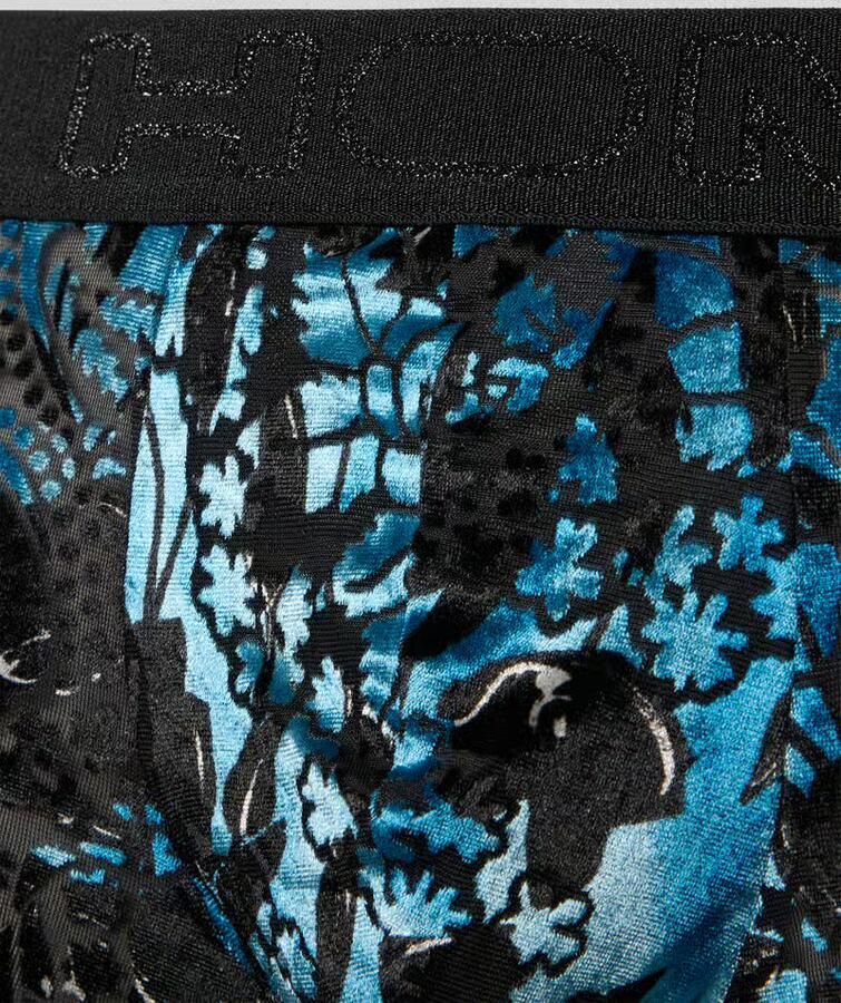HOM Slim fit BOXERSHORT met florale all-over print Model 'Fremont'
