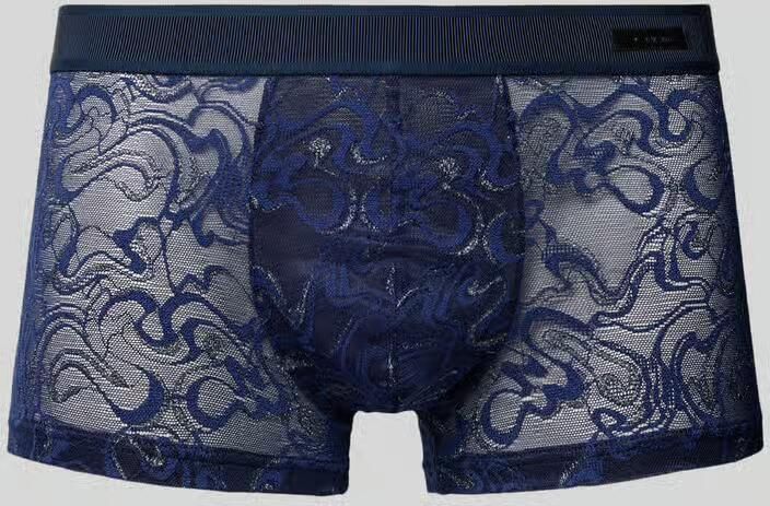 HOM Slim Fit trunks met logodetail