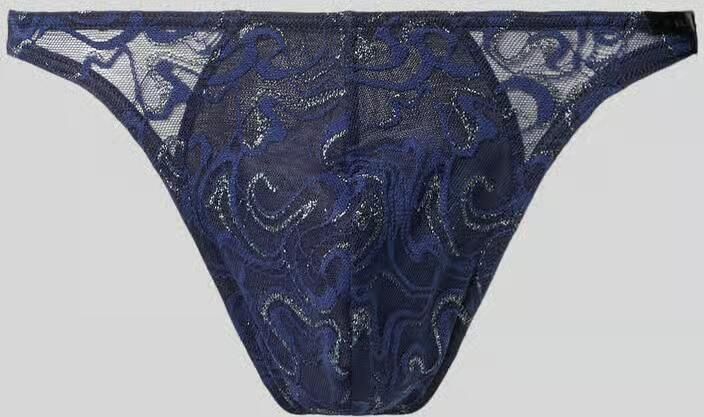 HOM String van kant met labeldetail