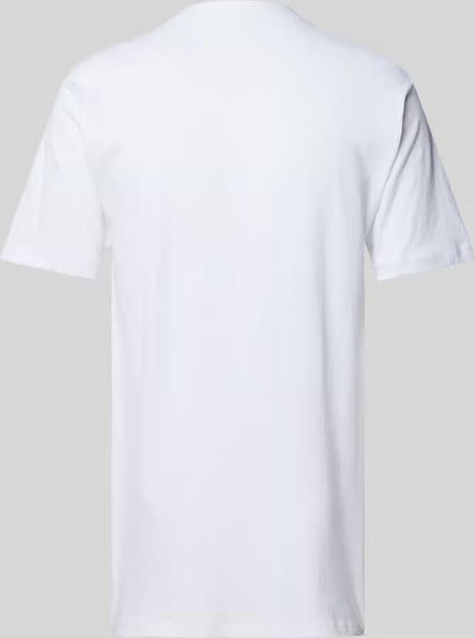 HOM T-shirt in effen design model 'Harro' - Foto 2