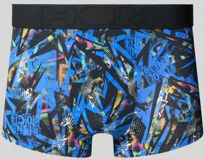 HOM Trunks met elastische band met logo model 'Clash'