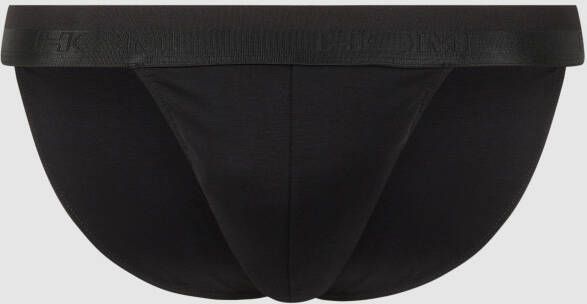 HOM Tanga met elastische band met label