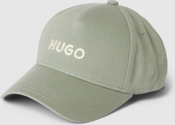 HUGO Baseballpet met labelstitching model 'Jude'