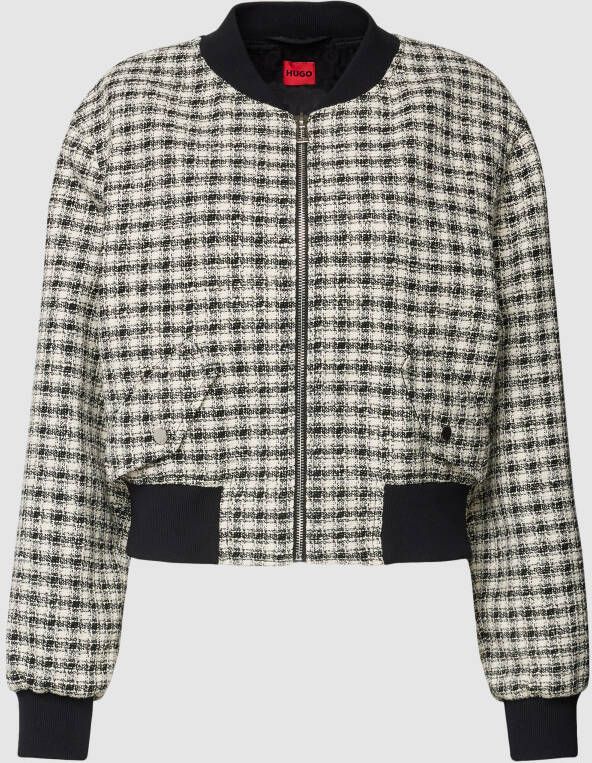 HUGO Blouson met all-over motief model 'Arolara'
