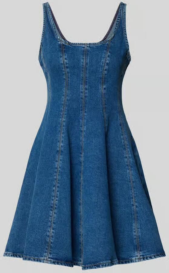 HUGO Blue A-lijn denimjurk van puur katoen model 'GADEME'