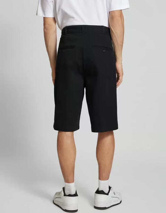 HUGO Blue Baggy fit bermuda met steekzakken model 'Damo' - Foto 2