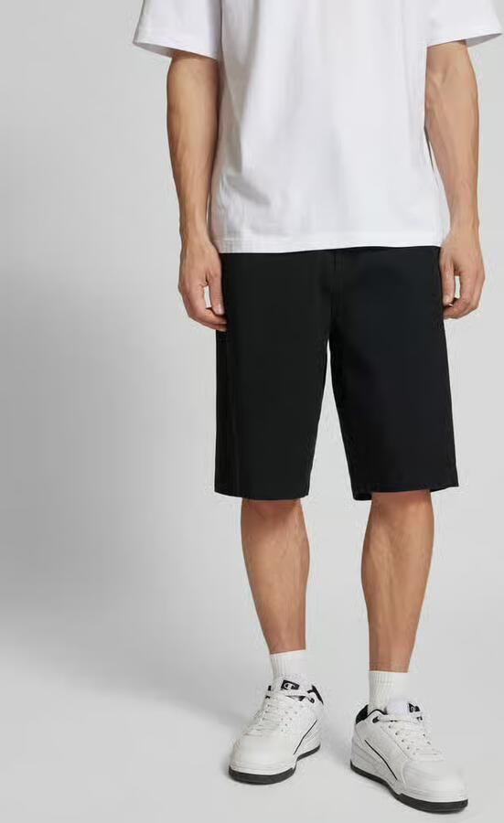 HUGO Blue Baggy fit bermuda met steekzakken model 'Damo' - Foto 3