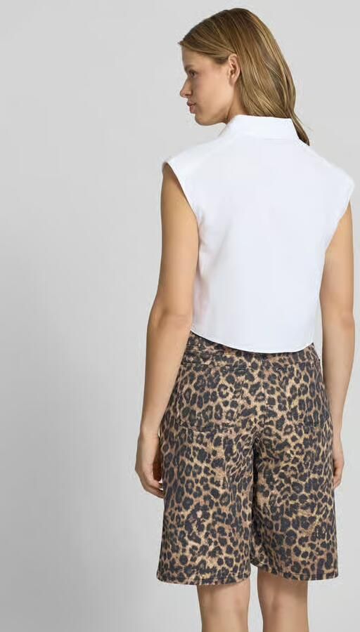 HUGO Blue Boxy fit blousetop van puur katoen model 'ESTATE_B' - Foto 3