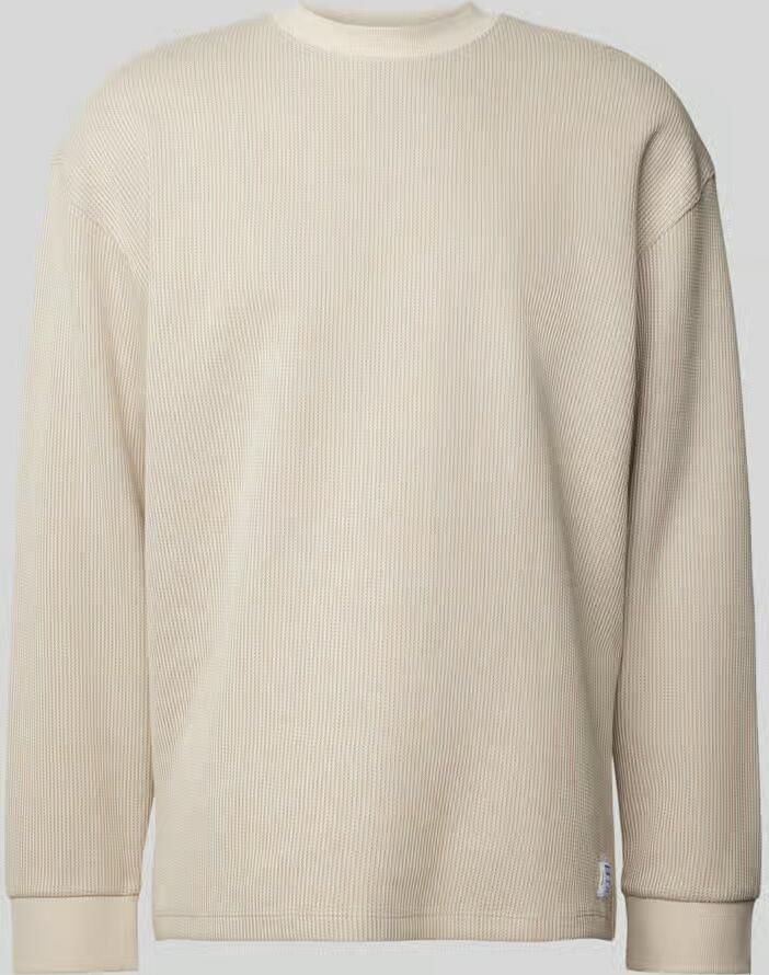 HUGO Blue Shirt met lange mouwen Nuwolo met logo-badge - Foto 2