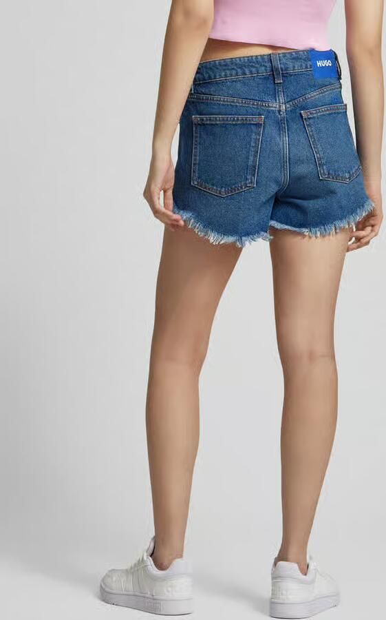 Hugo Blue Korte regular fit jeans in 5-pocketmodel model 'Galara'