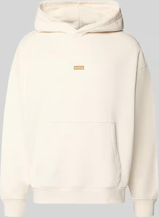 HUGO Blue Loose fit hoodie van puur katoen model 'Nazardo'