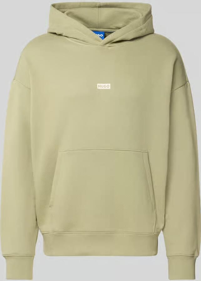 HUGO Blue Loose fit hoodie van puur katoen model 'Nazardo'