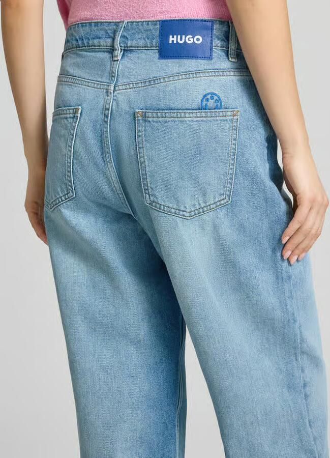 HUGO Blue loose fit jeans van pure katoen model 'LENI'