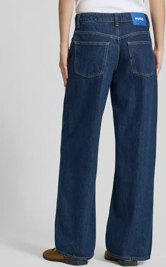 HUGO Blue loose fit jeans van zuivere katoen model 'LENI' 'GAMALA_B' - Foto 2