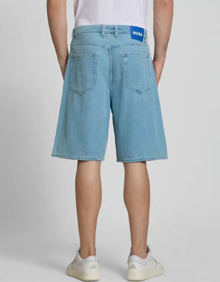 HUGO Blue Loose fit korte jeans van puur katoen model 'MASON' - Foto 2