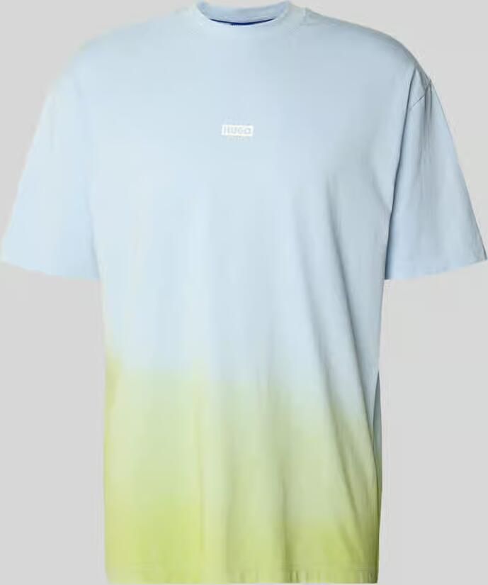 HUGO Blue Loose fit T-shirt van puur katoen model 'NALONO_F' - Foto 2