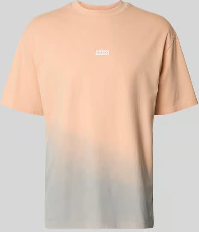 HUGO Blue Loose fit T-shirt van puur katoen model 'NALONO_F' - Foto 2