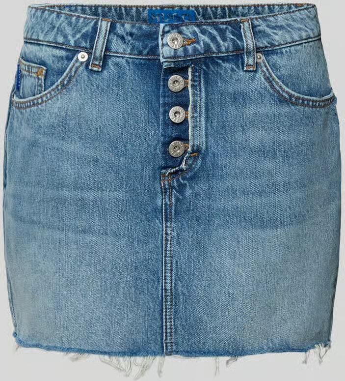 HUGO Blue mini-jeansrok van puur katoen model 'GALANIE_1_B' - Foto 2