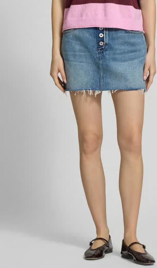 HUGO Blue mini-jeansrok van puur katoen model 'GALANIE_1_B' - Foto 4